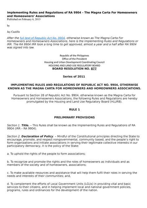 irr ra 9904|Implementing Rules and Regulations of RA 9904 .